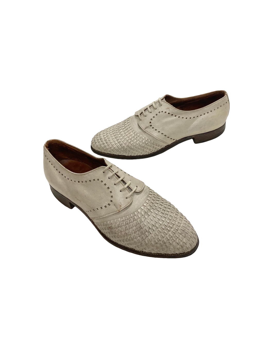 〜60'S WOVEN OXFORD LEATHER SHOES