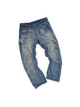 Load image into Gallery viewer, 00&#39;S &quot;ARMANI EXCHANGE&quot; PAINTED DENIM
