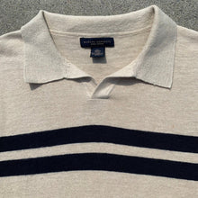 Load image into Gallery viewer, &quot;BANANA REPUBLIC&quot; LINEN KNIT POLO
